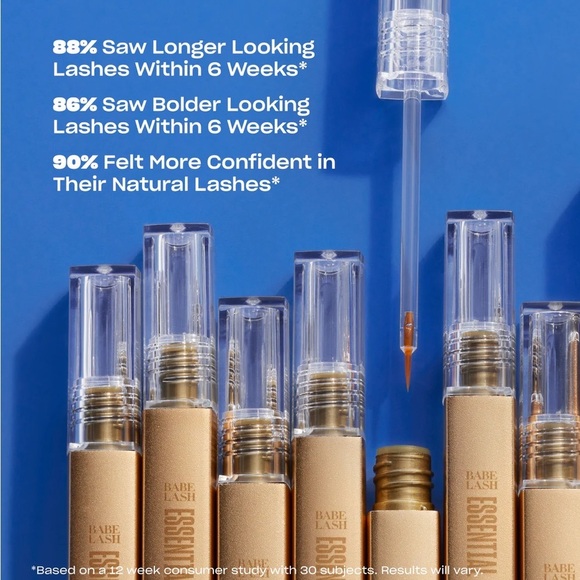 (NEW) Babe Original Essential Lash Serum 2-Pack - 6 Month Supply - Picture 6 of 16